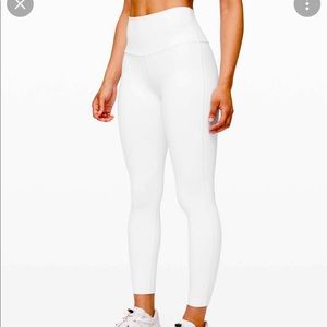 Lululemon high rise Wunder under full on luxtreme worn once